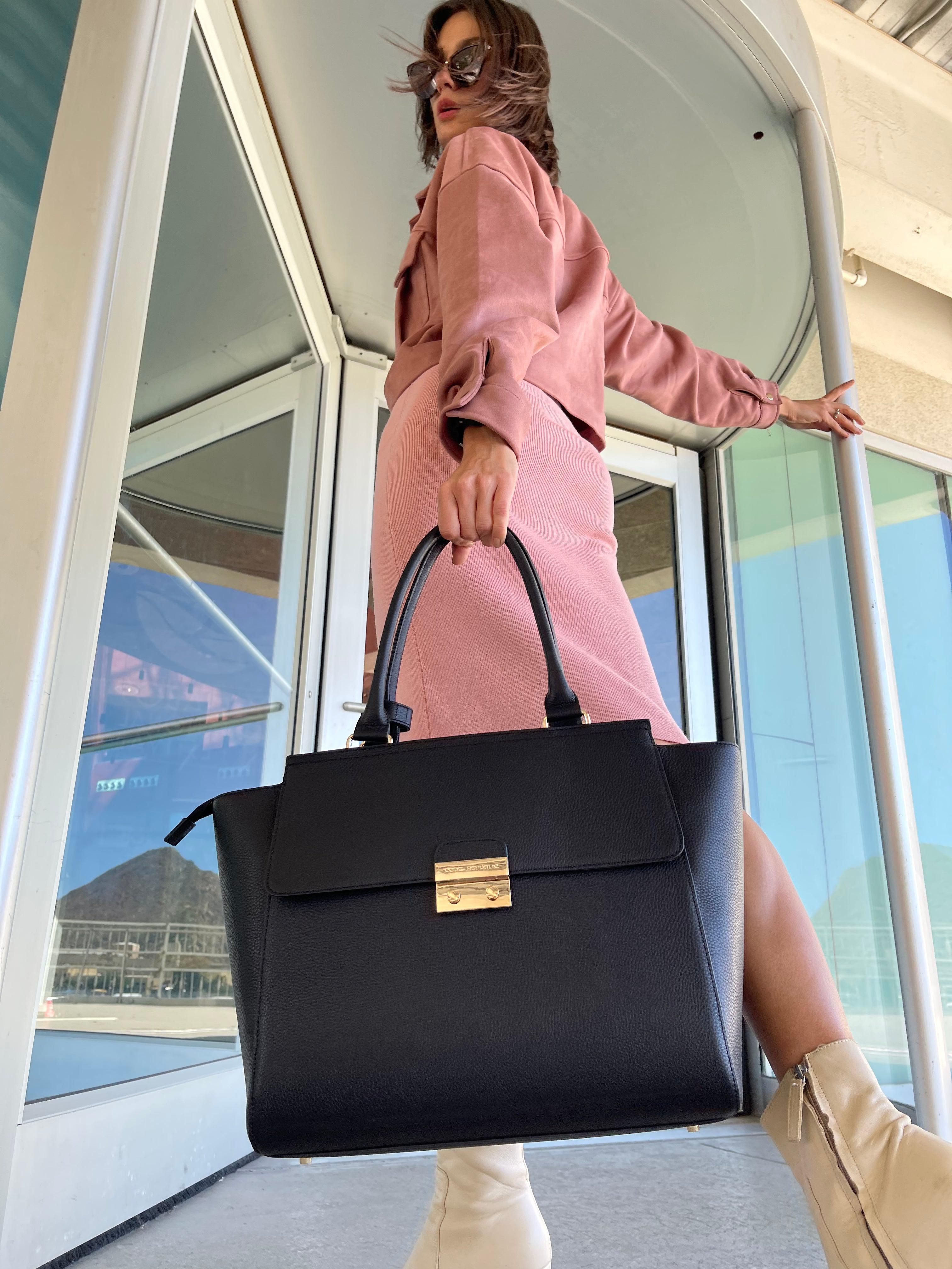 DANIELLE 14” LAPTOP HANDBAG BUNDLE | ITALIAN LEATHER-Laptop bag-CODE REPUBLIC-CODE REPUBLIC laptop bags womens laptop bags laptop handbags ladies laptop bags laptop carrying bags