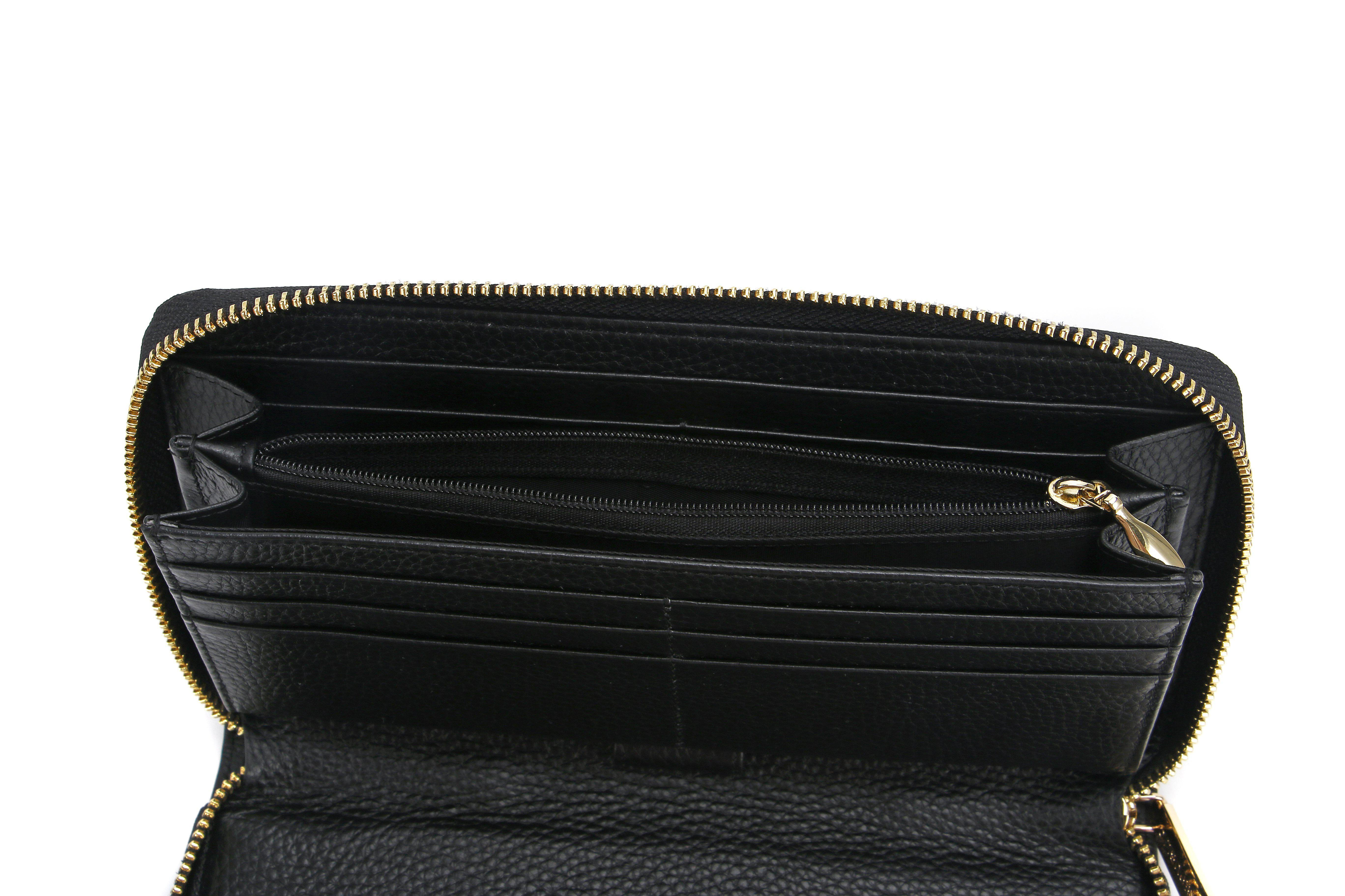 LEATHER PASSPORT & PHONE TRAVEL WALLET-Wallet-CODE REPUBLIC-BLACK-CODE REPUBLIC laptop bags womens laptop bags laptop handbags ladies laptop bags laptop carrying bags