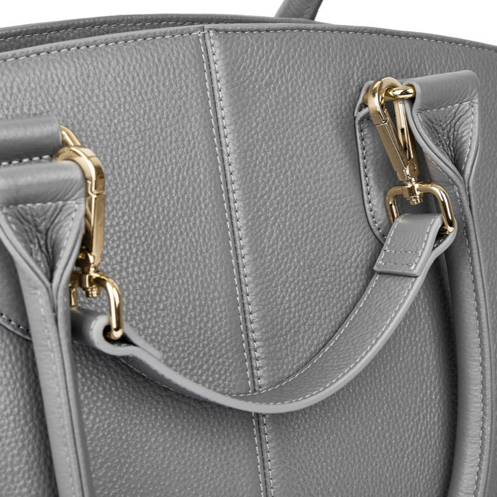 REMOVABLE LUGGAGE STRAP | ITALIAN LEATHER-Iphone cover-CODE REPUBLIC-GREY-CODE REPUBLIC laptop bags womens laptop bags laptop handbags ladies laptop bags laptop carrying bags