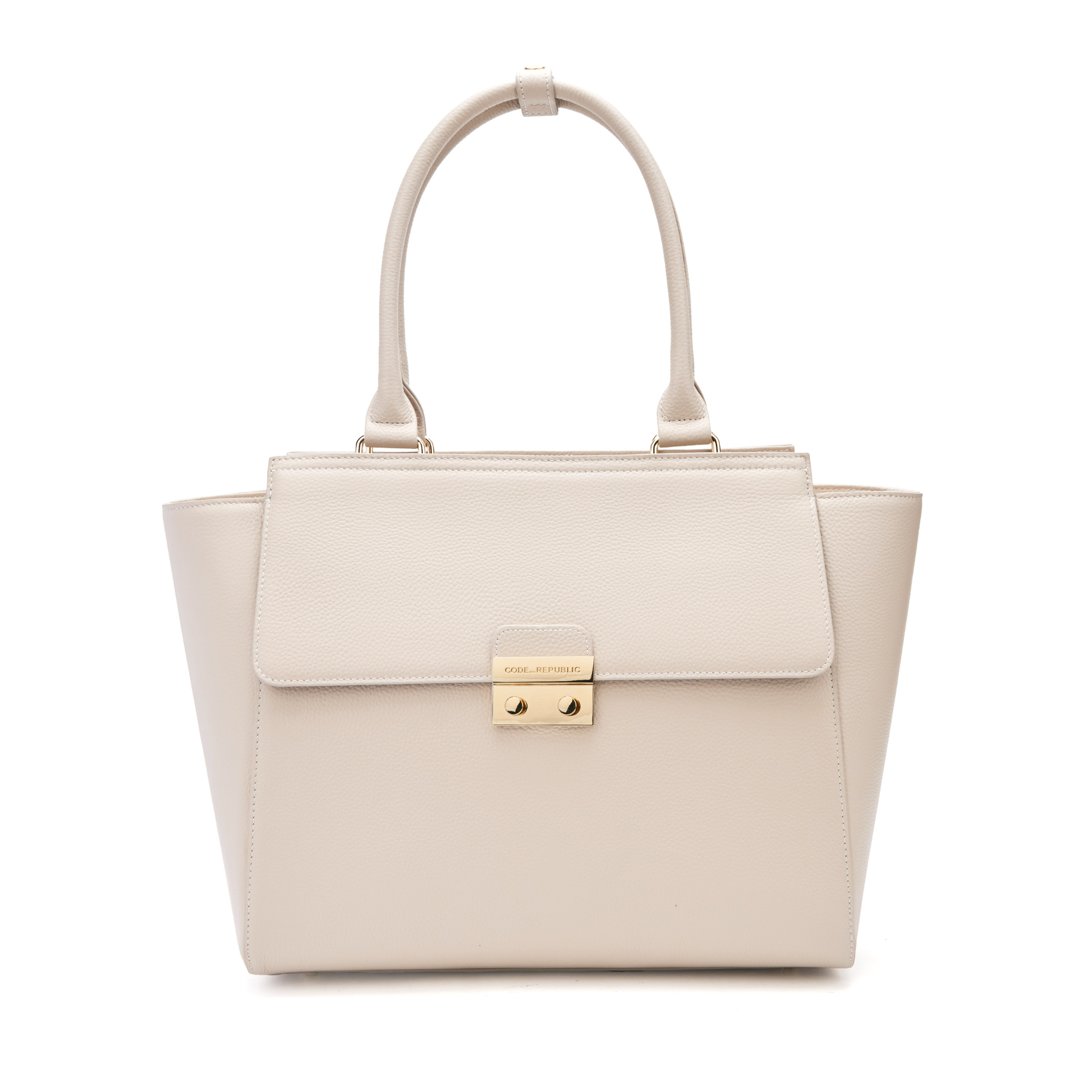 14" DANIELLE Designer Laptop Handbag | PEBBLE LEATHER | CHAMPAGNE GOLD-Laptop bag-CODE REPUBLIC-Beige-CODE REPUBLIC laptop bags womens laptop bags laptop handbags ladies laptop bags laptop carrying bags