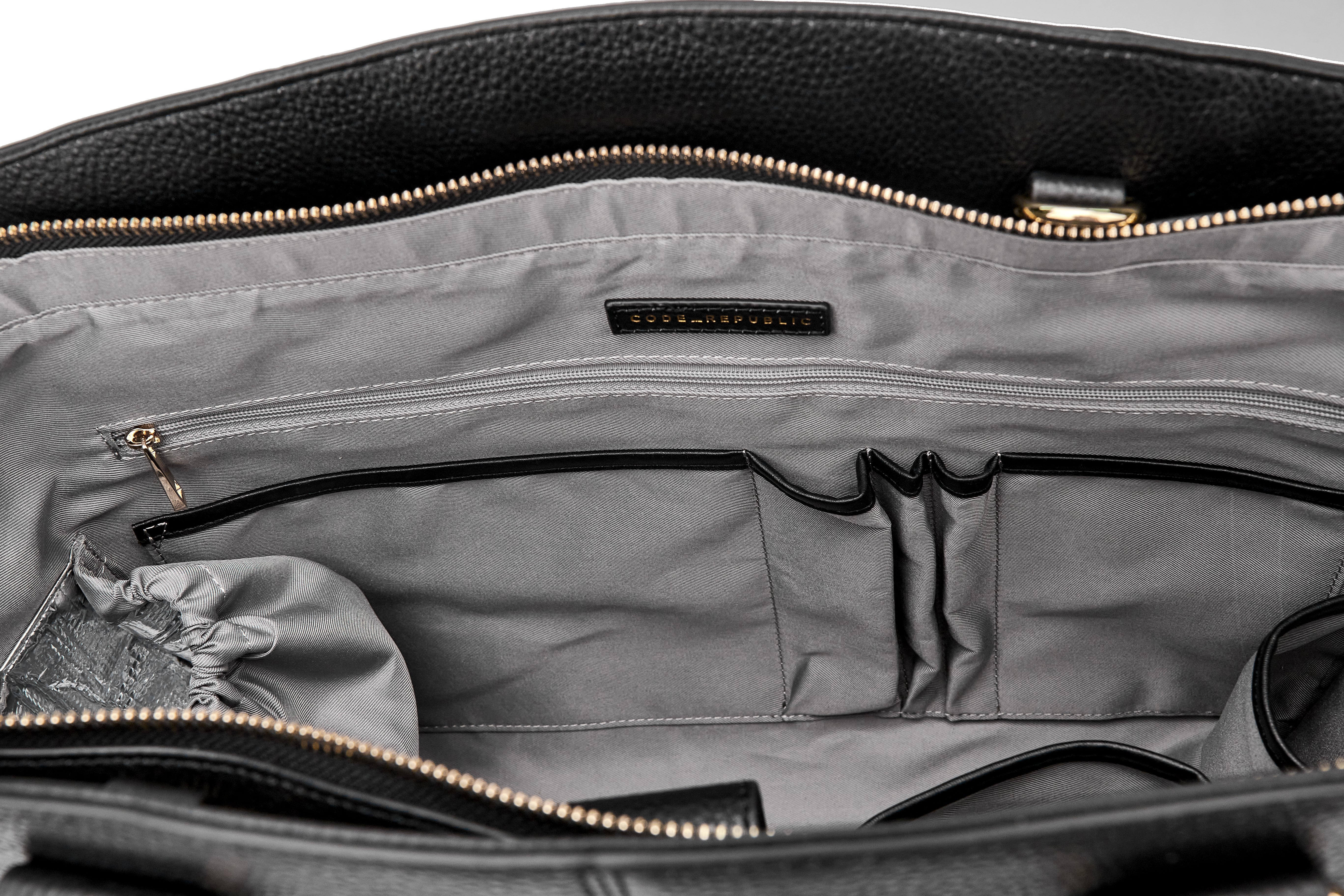 LISA DESIGNER LAPTOP HANDBAG | BLACK LEATHER | [LIMITED EDITION BUNDLE] PRE ORDER DEC DELIVERY-Laptop bag-CODE REPUBLIC-CODE REPUBLIC laptop bags womens laptop bags laptop handbags ladies laptop bags laptop carrying bags