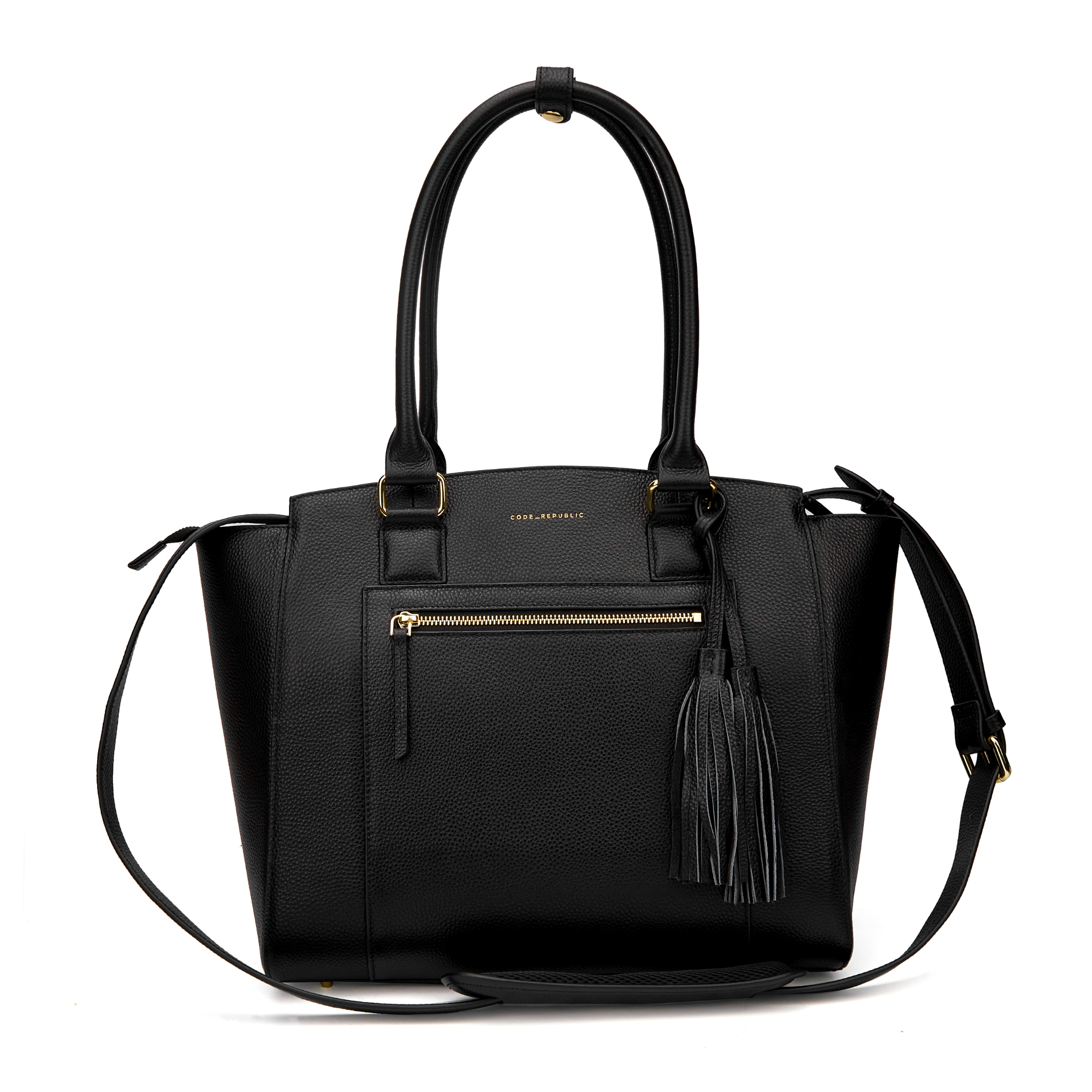 LISA DESIGNER LAPTOP HANDBAG | BLACK LEATHER | [LIMITED EDITION BUNDLE] PRE ORDER DEC DELIVERY-Laptop bag-CODE REPUBLIC-CODE REPUBLIC laptop bags womens laptop bags laptop handbags ladies laptop bags laptop carrying bags