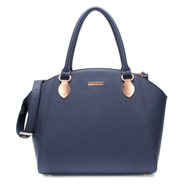 SAVANNAH DESIGNER LAPTOP HANDBAG | NAVY LEATHER [LIMITED EDITION BUNDLE]-Laptop bag-CODE REPUBLIC-CODE REPUBLIC laptop bags womens laptop bags laptop handbags ladies laptop bags laptop carrying bags