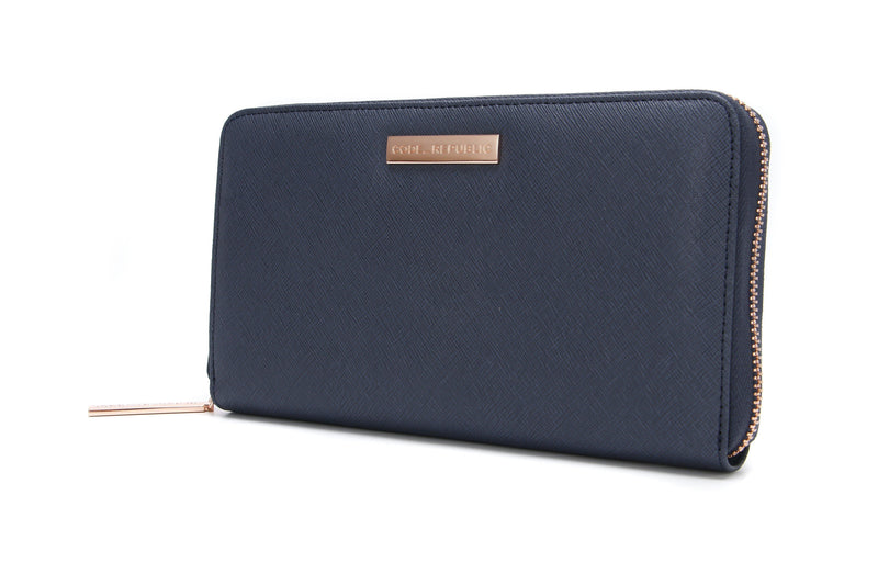 SAVANNAH DESIGNER LAPTOP HANDBAG | NAVY LEATHER [LIMITED EDITION BUNDLE]-Laptop bag-CODE REPUBLIC-CODE REPUBLIC laptop bags womens laptop bags laptop handbags ladies laptop bags laptop carrying bags